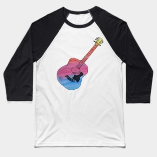 Guitar colours Baseball T-Shirt